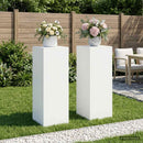 vidaXL Növényállvány 2 pcs Fehér 30 x 30 x 80 cm Acél