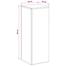 vidaXL Növényállvány Olajzöld 30 x 30 x 80 cm Időjárásálló Acél