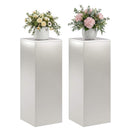 vidaXL Növényállvány 2 pcs Ezüst 30 x 30 x 80 cm Acél