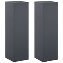 vidaXL Növényállvány 2 pcs Antracitszürke 30 x 30 x 100 cm