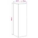 vidaXL Növényállvány 2 pcs Antracitszürke 30 x 30 x 100 cm