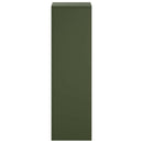 vidaXL Növényállvány 2 pcs Olajzöld 30 x 30 x 100 cm Acél