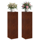 vidaXL Növényállvány 2 pcs Rozsdás 30 x 30 x 100 cm Időjárásálló Acél
