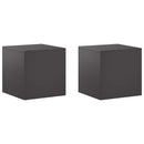 vidaXL Növényállvány 2 pcs Fekete 40 x 40 x 40 cm Acél
