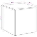 vidaXL Növényállvány 2 pcs Ezüst 40 x 40 x 40 cm Acél