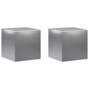 vidaXL Növényállvány 2 pcs Ezüst 40 x 40 x 40 cm Rozsdamentes Acél