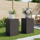 vidaXL Növényállvány 2 pcs Fekete 40 x 40 x 60 cm Acél