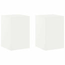 vidaXL Növényállvány 2 pcs Fehér 40 x 40 x 60 cm Acél