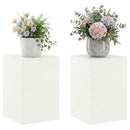 vidaXL Növényállvány 2 pcs Fehér 40 x 40 x 60 cm Acél