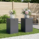 vidaXL Növényállvány 2 pcs Antracitszürke 40 x 40 x 60 cm