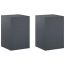 vidaXL Növényállvány 2 pcs Antracitszürke 40 x 40 x 60 cm