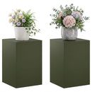 vidaXL Növényállvány 2 pcs Olajzöld 40 x 40 x 60 cm Acél
