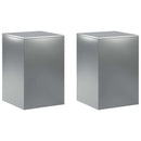 vidaXL Növényállvány 2 pcs Ezüst 40 x 40 x 60 cm Rozsdamentes Acél