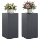 vidaXL Növényállvány 2 pcs Antracitszürke 40 x 40 x 80 cm