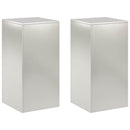 vidaXL Növényállvány 2 pcs Ezüst 40 x 40 x 80 cm Acél