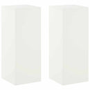 vidaXL Növényállvány 2 pcs Fehér 40 x 40 x 100 cm Acél
