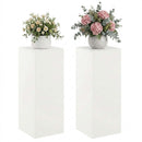 vidaXL Növényállvány 2 pcs Fehér 40 x 40 x 100 cm Acél