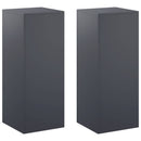 vidaXL Növényállvány 2 pcs Antracitszürke 40 x 40 x 100 cm