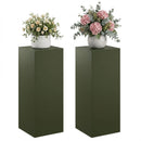 vidaXL Növényállvány 2 pcs Olajzöld 40 x 40 x 100 cm Acél