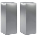 vidaXL Növényállvány 2 pcs Ezüst 40 x 40 x 100 cm Rozsdamentes Acél