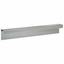 vidaXL Kerti takaróprofil 10 db 100 x 10 x 15 cm Horganyzott Acél