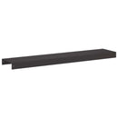 vidaXL Kerti takaróprofil 2 db 100 x 20 x 5 cm Acél Fekete
