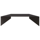 vidaXL Kerti takaróprofil 2 db 100 x 20 x 5 cm Acél Fekete