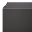 vidaXL Kerti takaróprofil 10 db 100 x 20 x 5 cm Acél Fekete
