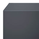 vidaXL Kerti takaróprofil 2 db 100 x 20 x 5 cm Acél Antracitszürke