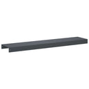 vidaXL Kerti takaróprofil 2 db 100 x 20 x 5 cm Acél Antracitszürke