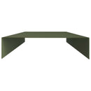 vidaXL Kerti takaróprofil 2 db 100 x 20 x 5 cm Acél Olajzöld