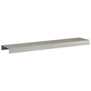 vidaXL Kerti takaróprofil 2 db 100 x 20 x 5 cm Rozsdamentes Acél Ezüst