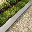 vidaXL Kerti takaróprofil 10 db 100 x 20 x 5 cm Rozsdamentes Acél