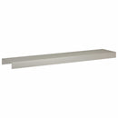vidaXL Kerti takaróprofil 10 db 100 x 20 x 5 cm Rozsdamentes Acél