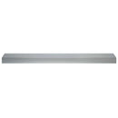 vidaXL Kerti takaróprofil 10 db 100 x 20 x 5 cm Horganyzott Acél Ezüst