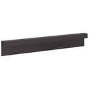 vidaXL Kerti takaróprofil 2 db 100 x 6 x 15 cm Acél Fekete