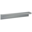 vidaXL Kerti takaróprofil 2 db 100 x 15 x 15 cm Horganyzott Acél Ezüst