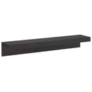 vidaXL Kerti takaróprofil 2 db 100 x 20 x 15 cm Acél Fekete