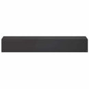 vidaXL Kerti takaróprofil 10 db 100 x 20 x 15 cm Acél Fekete
