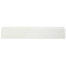 vidaXL Kerti takaróprofil 2 db 100 x 20 x 15 cm Acél Fehér