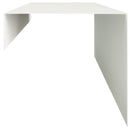 vidaXL Kerti takaróprofil 10 db 100 x 20 x 15 cm Acél Fehér