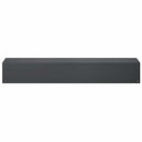 vidaXL Kerti takaróprofil 2 db 100 x 20 x 15 cm Acél Antracitszürke