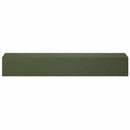 vidaXL Kerti takaróprofil 2 db 100 x 20 x 15 cm Acél Olajzöld