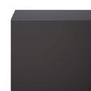 vidaXL Kerti takaróprofil 20 db 100 x 5 x 5 cm Acél Fekete