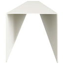 vidaXL Kerti takaróprofil 10 db 100 x 5 x 5 cm Acél Fehér