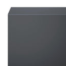 vidaXL Kerti takaróprofil 10 db 100 x 5 x 5 cm Acél Antracitszürke