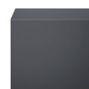 vidaXL Kerti takaróprofil 20 db 100 x 6 x 5 cm Acél Antracitszürke