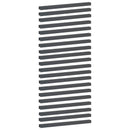 vidaXL Kerti takaróprofil 20 db 100 x 6 x 5 cm Acél Antracitszürke