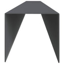 vidaXL Kerti takaróprofil 20 db 100 x 6 x 5 cm Acél Antracitszürke