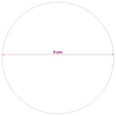 vidaXL Kefe golyó 8 pcs Ø 5 cm Ezüst Rozsdamentes acél 201